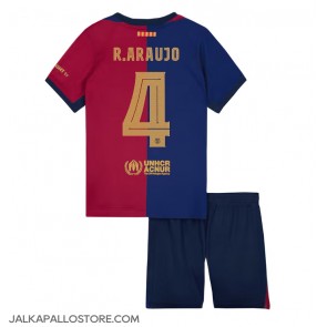 Barcelona Ronald Araujo #4 Kotipaita Lapsille 2024-25 Lyhythihainen (+ shortsit)